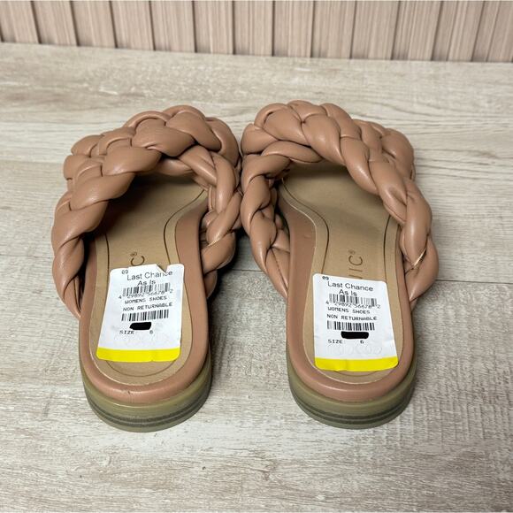Vionic Braided Cross Strap Slides Kalina Women\'s Size 6